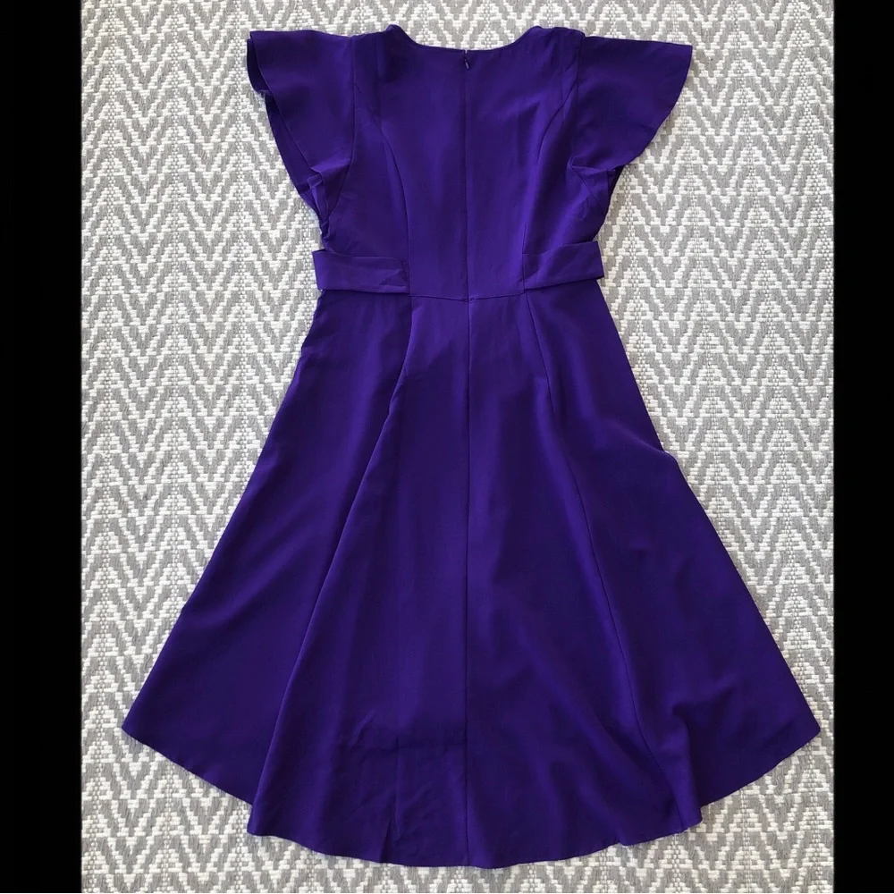 Lane Bryant Lena v-neck high low midi dress size 18 - Picture 9 of 13